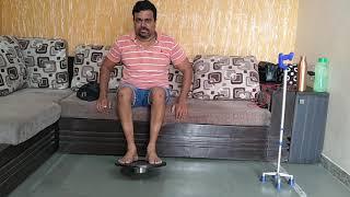 How to make Balance Board and Leg extension at home for Spinal Cord Injury.