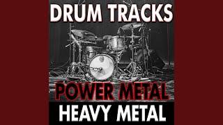 Powerized | Drums pattern Drum Track only 140 bpm Heavy Metal