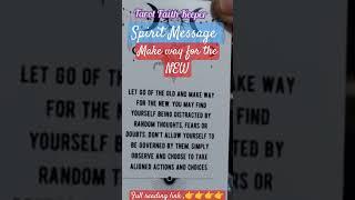 Spirit Message MAKE WAY FOR THE NEW #tarot #tarotreading #love #dailytarot #tarotreader