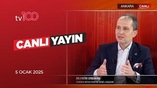 Genel Başkanımız Dr. Fatih Erbakan, TV 100’de Talat Atilla’nın sorularını cevaplıyor.