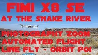 Fimi X8 SE at the Snake River Flight Test Picture Taking & Flight Modes