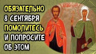 Обязательно 8 сентября в день святых Адриана и Натальи попросите об этом