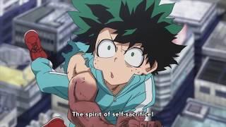 Deku Uses His Quirk For The First Time