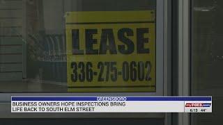 Greensboro business owners hope inspections bring life back to South Elm Street