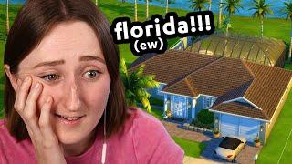 i built a REALISTIC florida house in the sims (and it's ugly lol)