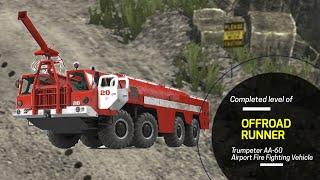 Airport fire fighting vehicle offroad runner full gameplay #offroadrunner