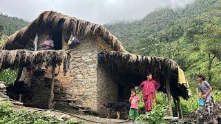 Beautiful Nepali Mountain Village Life of Nepal Most Peaceful And Relaxing Life Village KitchenNepal