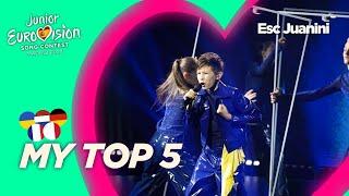 Junior Eurovision 2024 | My Top 5 - NEW: 