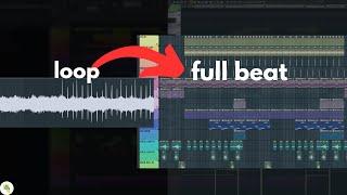 How to make a beat with melody loops from scratch