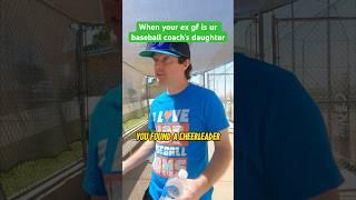 When your ex gf is your baseball coach’s daughter #baseball #baseballlife #baseballboy #comedy