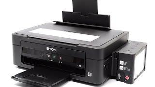 Чистка печатающей головки в принторе epson L 210