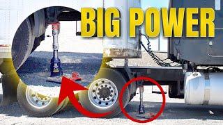 GAME-CHANGING Semi Truck Lifting Equipment | 20 Ton Bottle Jack Extensions & Jack Pads