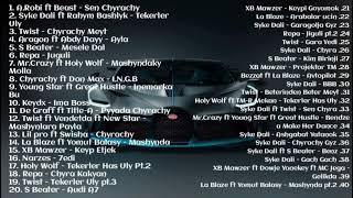 Türkmen Top Rap'ry Chyra Syke Dali, A.Robi, Abdy Dayy, S Beater, Mr.Crazy, Keydx, Twist, La Blaze...