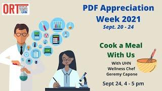 Postdoc Appreciation Week 2021 - Cook a Meal With Us with ELLICSR Kitchen