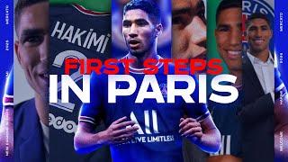 First steps of Achraf Hakimi in #Paris ! 