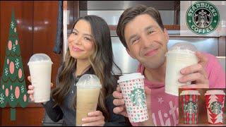 MIRANDA COSGROVE AND I TRY STARBUCKS NEW HOLIDAY DRINKS!