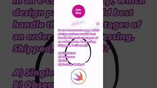 Swift Design Pattern Quiz #swift #programming #ios #coding #ai #technology #education