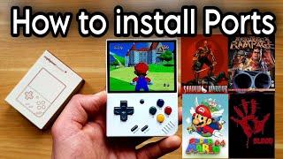 How to Install Ports on Miyoo Mini Plus | Onion OS 4.2 Beta