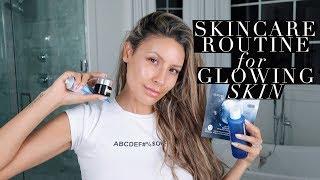 CURRENT SKINCARE ROUTINE FOR GLOWING SKIN | DESI PERKINS