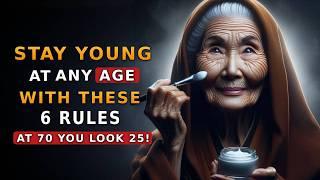 6 Rules to STOP Aging - At 70 You Will Look 25! | Buddhist Story