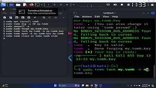 How to set up and use Tomb file encryption on Kali Linux!
