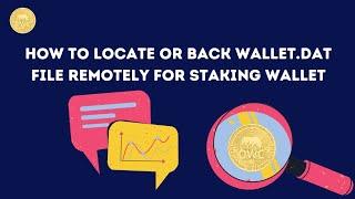 cryptocurrency explained simply | How to locate or back wallet.dat file remotely for staking wallet