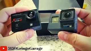 $39.99 Campark ACT74 4k Action Cam vs Gopro Hero 6 black