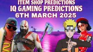 March 6th 2025 Fortnite Item Shop CONFIRMED|Fortnite Early Item Shop Prediction March 6th