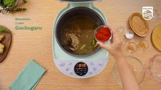 Baru! Philips Digital Rice Cooker HD4515, Masak mudah sekali tekan