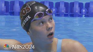 14 year old Audrey Derivaux clinches 400 IM finals spot with clutch Trials heat win | NBC Sports