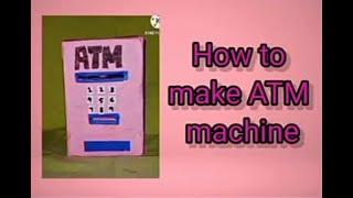 ATM Machine  #cardboardcraft #theinnovation