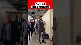 time to hunt!  Florida is in the building #nhlplayoffs #nhlhockeyislife #floridapanthers