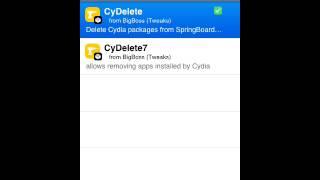 Really Useful Cydia Tweaks: Episode 1 - CyDelete!