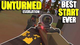 My BEST START In Unturned In 2024! (Unturned Escalation Survival Series)