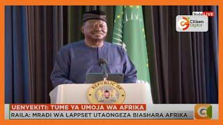 Raila Odinga's full speech during the launch of Kenya’s AUC bid at State House, Kenya