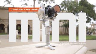 DJI RS4 Mini 3-Axis Gimbal - Intelligent Tracking, Axis Lock and Vertical Shooting