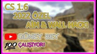 CS 1.6 2022 ÖZEL AİM & WALL HACK! - BU HİLE ADAMI ÇILDIRTIR! @antiscrips