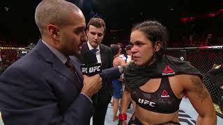 UFC 224: Amanda Nunes Octagon Interview