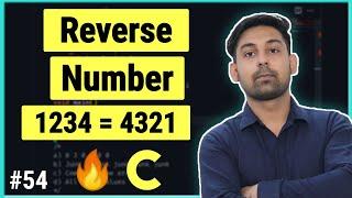 Program To Print Reverse Number In C, Using For, While, and Do-While Loop In Hindi