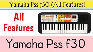 Yamaha Pss f30 All Features | Yamaha Pss f30 Demo | All Features