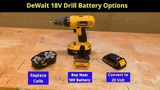 DeWalt 18 Volt Drill Battery Conversion Options Review When Original Battery Dies