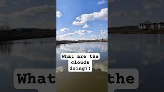 Cloud seeding or a storm?! #crazy #weird #viral #storm #shorts #water #clouds #nature