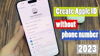 How to Create Apple ID without phone number | Create Apple ID without phone number 2023