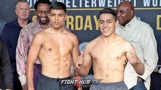 KARLOS BALDERAS VS. RENE GIRON - FULL WEIGH IN AND FACE OFF VIDEO