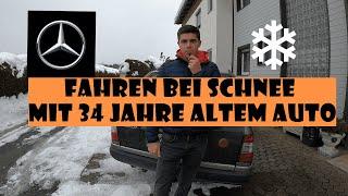 Mercedes W124 250TD bei Schnee | Daimler Bernd