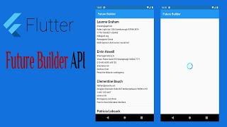 25- Flutter Future Builder API