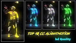 TOP 10 HD QUALITY CC ALIGHTMOTION FF XML || NEW TREND FF  4K QUALITY CC XML - PACK || #xml