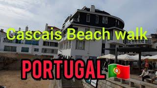 Cascais Beach walk Portugal  ।।  Portugal Cascais Beach ।। Portugal Travel vlog  ।।  Portugal Walk