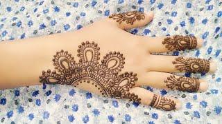 Simple And Easy Ramzan Special Mehndi Design || Unique Mehndi Designs || Zikra Arts