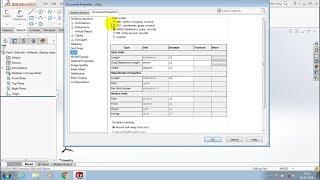 SETTING UNITS IN SOLIDWORKS